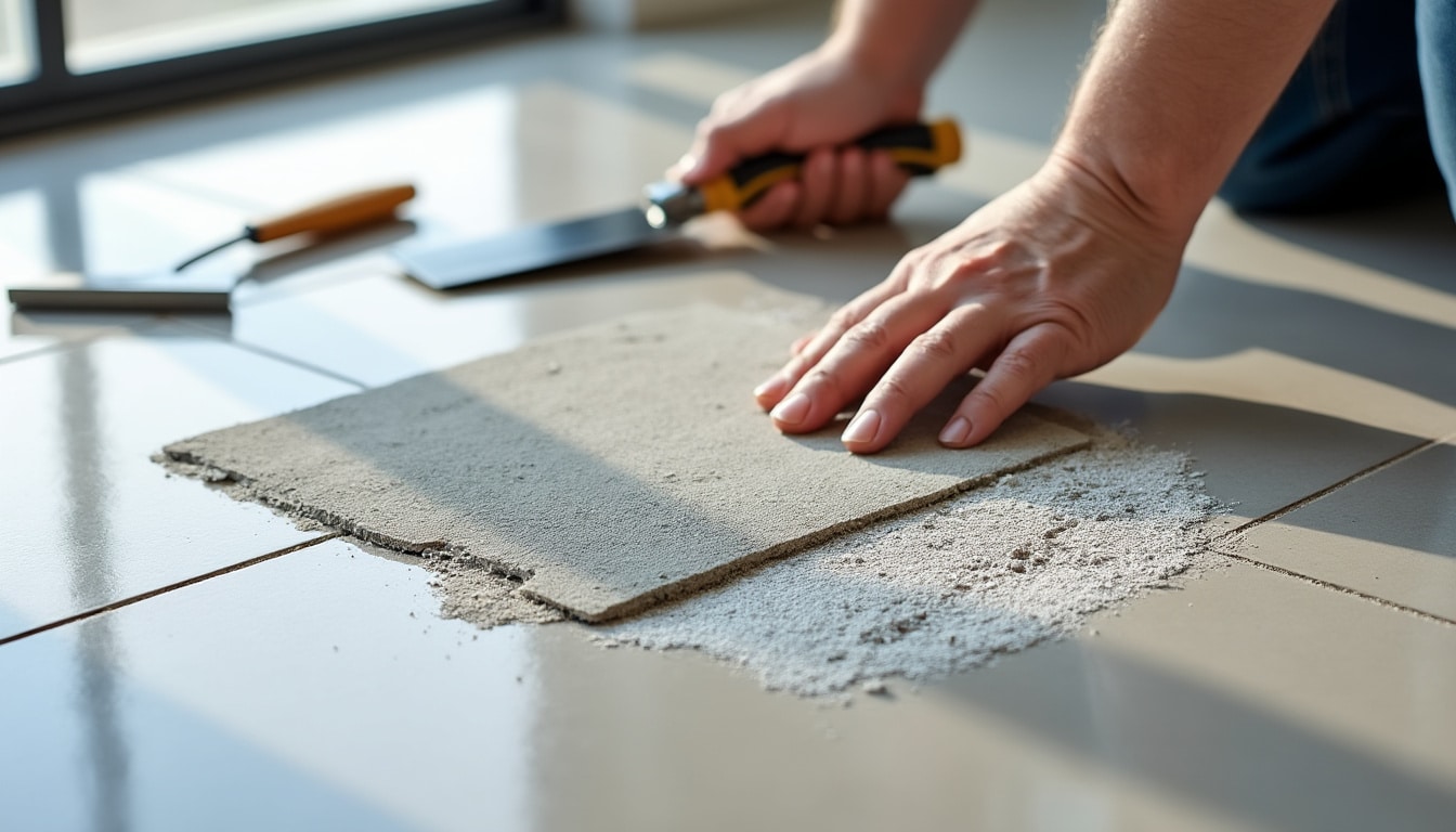 Enlever ciment colle sur carrelage : dimensions et raccordement