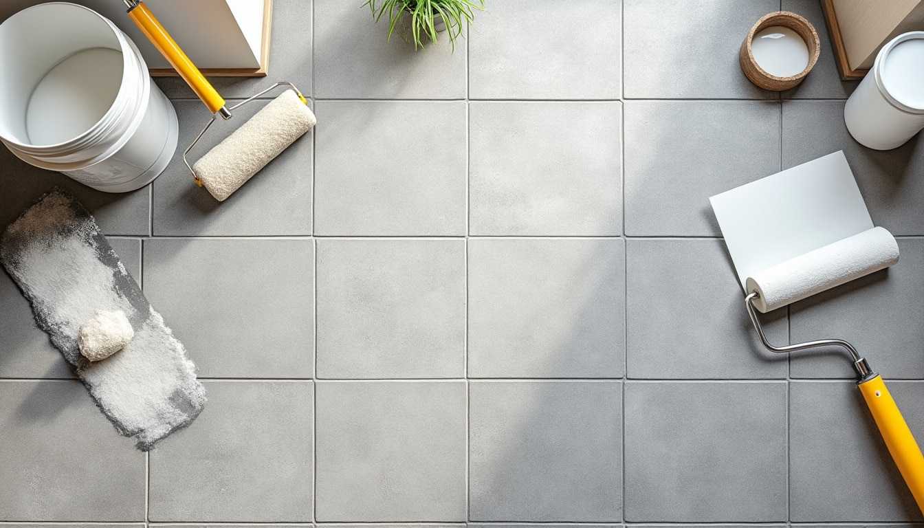 Recouvrir carrelage sol béton ciré : à prévoir avant la pose
